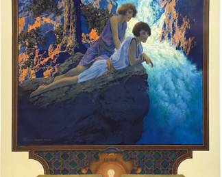 Maxfield Parrish "Waterfall" 1931 Calendar