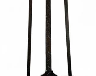 Carved Wood Easel Featuring “Green Man” Motif