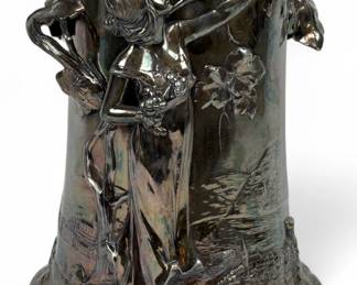 Art Nouveau Silver Plated Champagne Bucket
