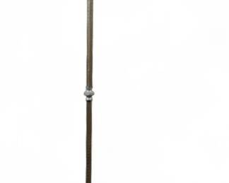 Art Deco Marble and Metal Floor Lamp