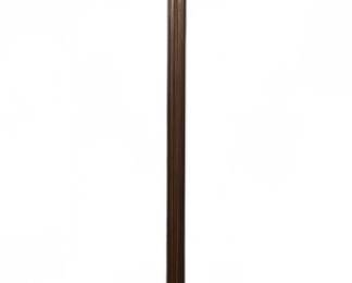 Large Vintage Tiffany Style Bronze "Magnolia" Floor Lamp
