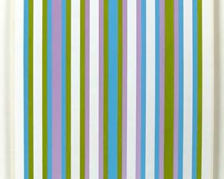 Bridget Riley "Study Using Three Colours" Gouache on Paper