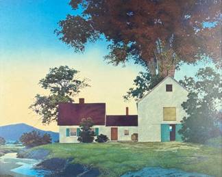 Maxfield Parrish "Twilight" Color Print
