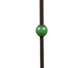 Vintage Brass & Jadeite Floor Lamp