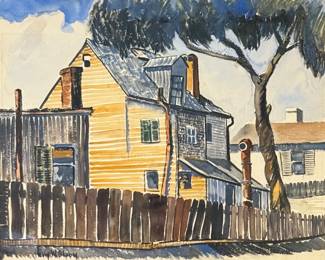 Henry W. Olson Watercolor on Paper