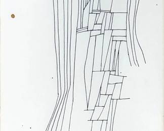 George Morrison "Variation on Province Town" Ink on Paper