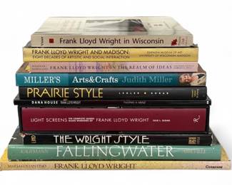 (10) Books on Frank Lloyd Wright