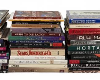 (50) Art, Design, Antiques, Jewelry & More Books