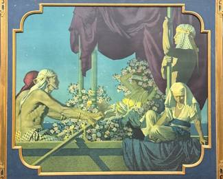 Maxfield Parrish " Cleopatra" Print