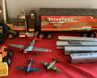 Firestone 18 Wheeler and Assorted Airplanes