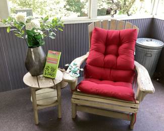Adirondack Chair and Table