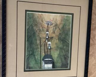 Wall Art Tan Matt Brown frame