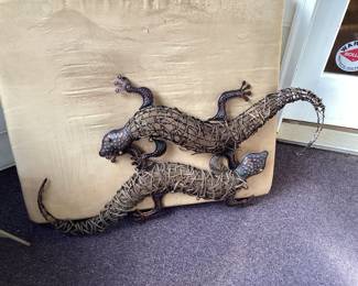 Wall Art Canvas lizards