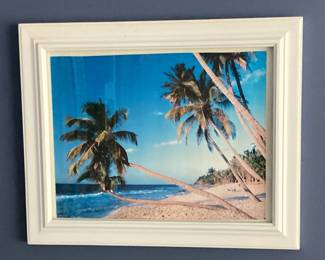 Wall Art Tropical Vacation Beah Ocean scene