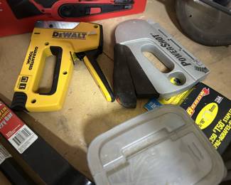 Dewalt and Powershot Staple Guns