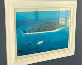 Wall Art Tropical Island Scene