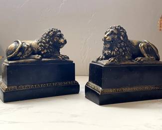Vintage Borghese Lion Bkends 200pr