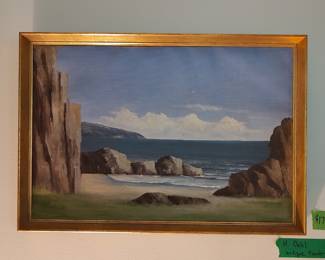 Antique H Dahl painting