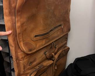 Mulholland brothers leather garment bag