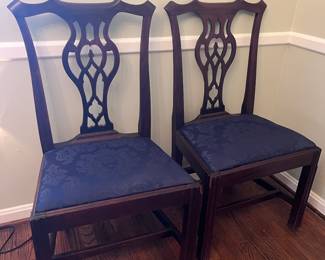 Chippendale chairs (5 available)