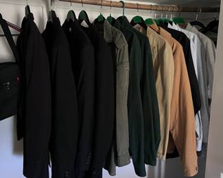 Men’s clothing incl Filson, Ralph Lauren, Carhartt