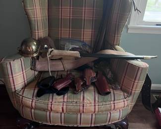 Antique upholstered chair