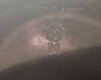 German army issue binoculars with case with original signed paperwork of soldier. Mint condition