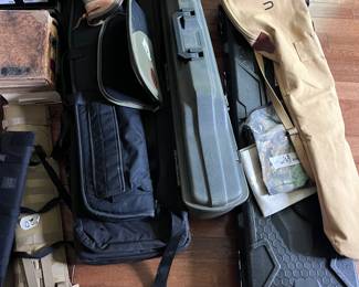 Lots of gun cases