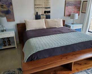 Crate and Barrel Atwood King bed