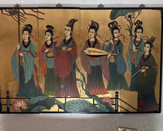 Oriental 4 panel Picture