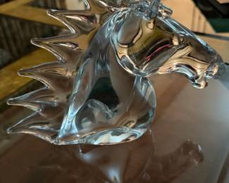 Glass Horse Head