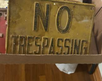 Vintage metal signs