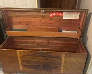 Lane cedar chest with hidden compartment