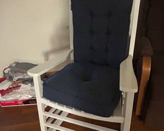 White slat rocker