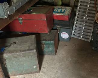 Older tool boxes