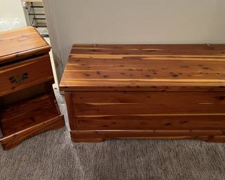 Cedar Nightstand & Linen Chest
