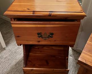 Cedar Nightstand & Linen Chest