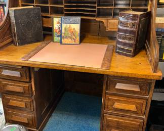 Antique Roll Top Desk