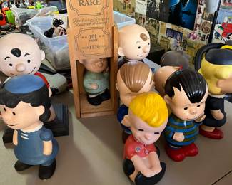 Lots of ceramic Peanuts Characters