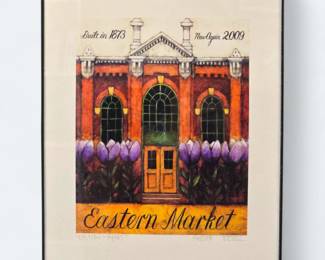 Eastern Market by Kessler signed Print