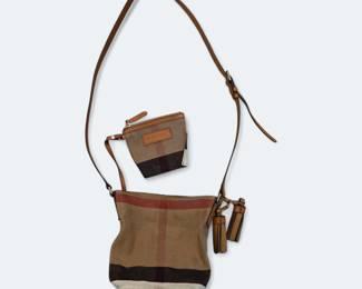 Burberry Classic Ashby Canvas Crossbody Bag with Wallet