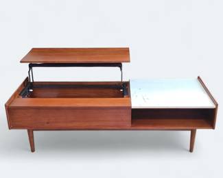 West Elm Mid Century Pop Up Coffee Table