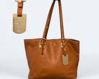 LONGCHAMP Brown LM Cuir Large Tote Bag