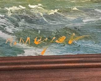 Sailboat by N Meyer Painting