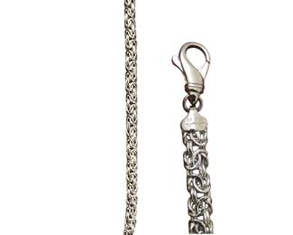 Sterling Silver Byzantine Bracelet