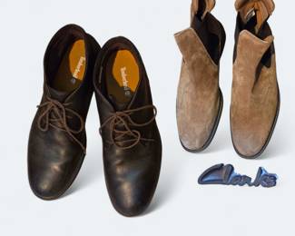 Mens Timberland and Clark Shoes