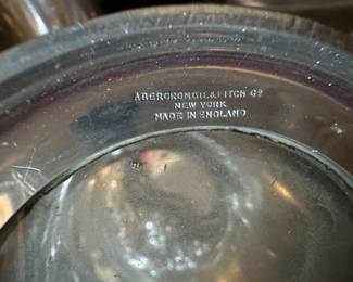 Abercrombie & Fitch of New York
Made in England