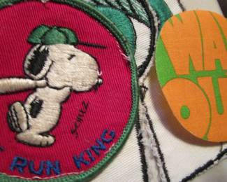 Vintage 1960s pins/paper/patches