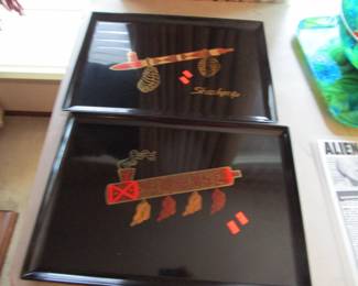 Couroc trays rare Shoshone