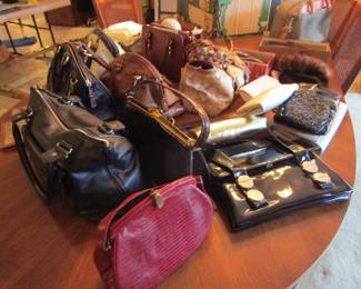 Designer and vintage handbags